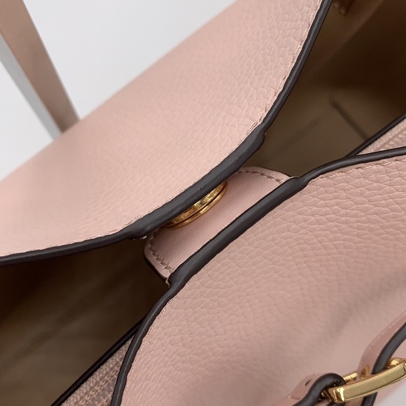 MICHAEL KORS EMILIA LARGE EAST WEST TOTE BAG POWDER BLUSH COLOR - Picture 13 of 14